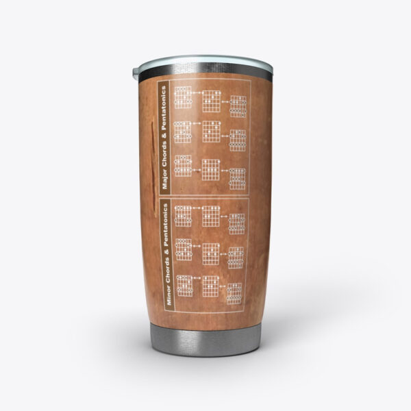 Guitar Stainless Steel Tumbler (Relic Strat) - Image 2